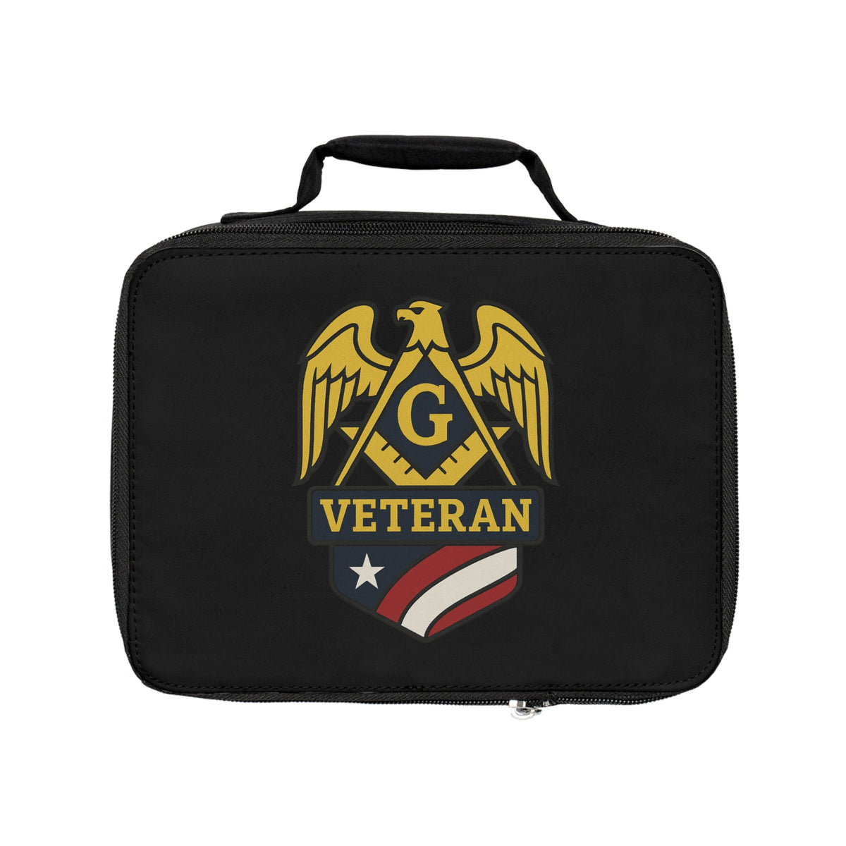 Master Mason Blue Lodge Lunch Bag - Veteran Mason Fully Insulated - Bricks Masons