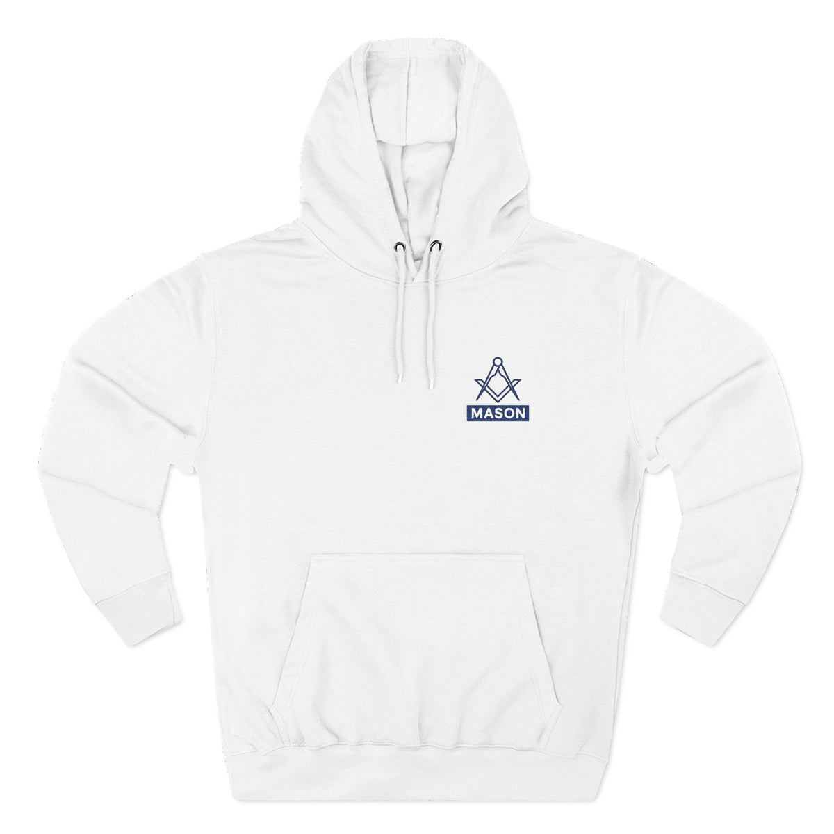 Master Mason Blue Lodge Hoodie - Three Panel Fleece Casual Wear S&C - Bricks Masons