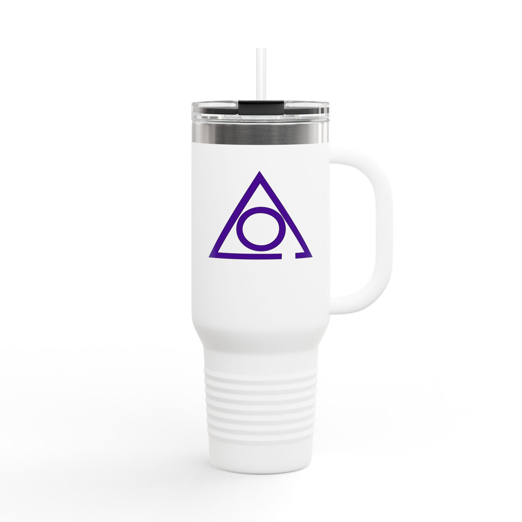 LOCOP Ringneck Tumbler - Purple & White Stainless Steel & Insulated - Bricks Masons