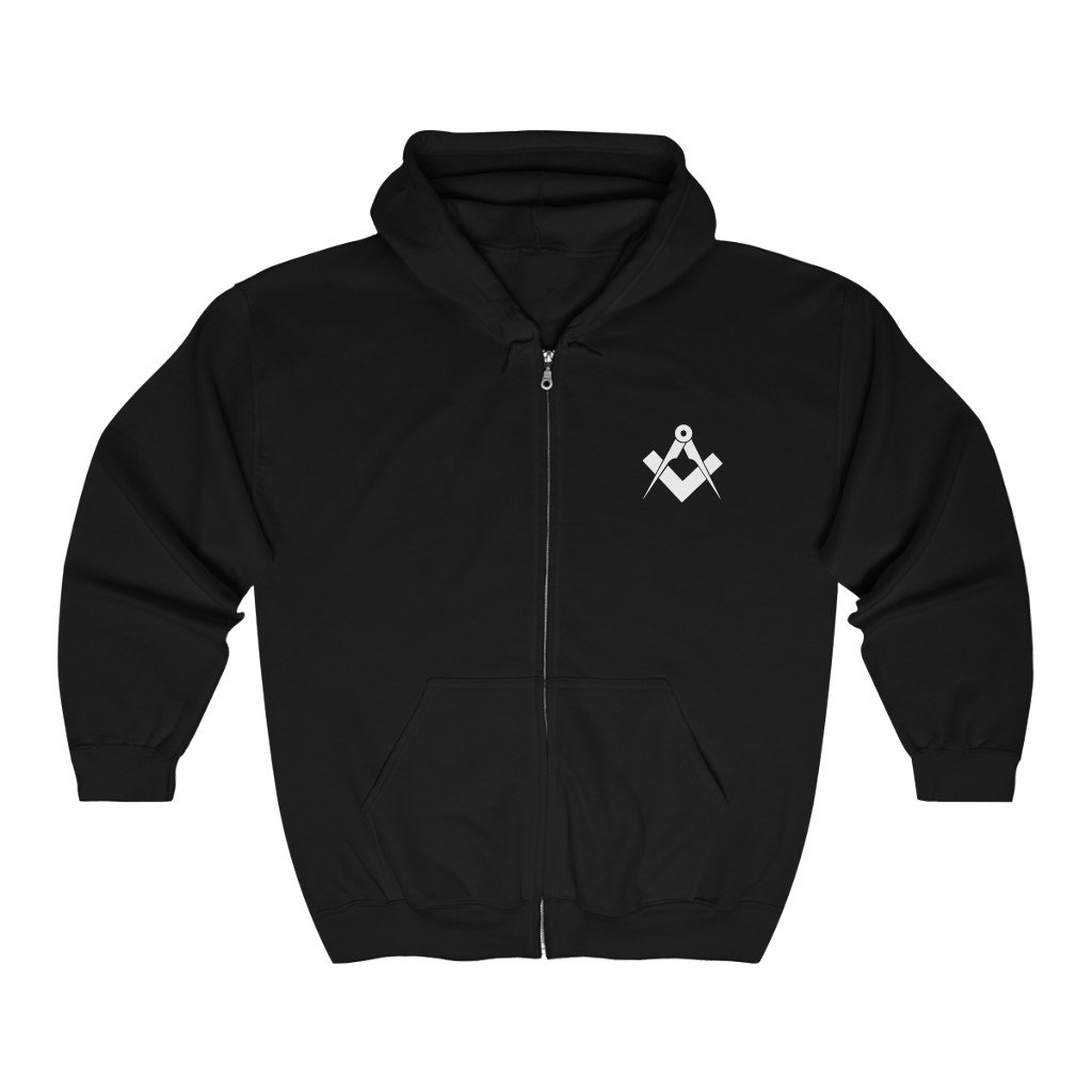 Master Mason Blue Lodge Hoodie - Square & Compass Classic Fit