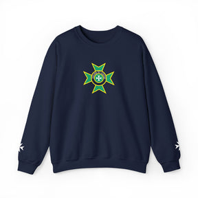 Order of Saint Lazarus Sweatshirt - Crewneck Emblem Edition - Bricks Masons