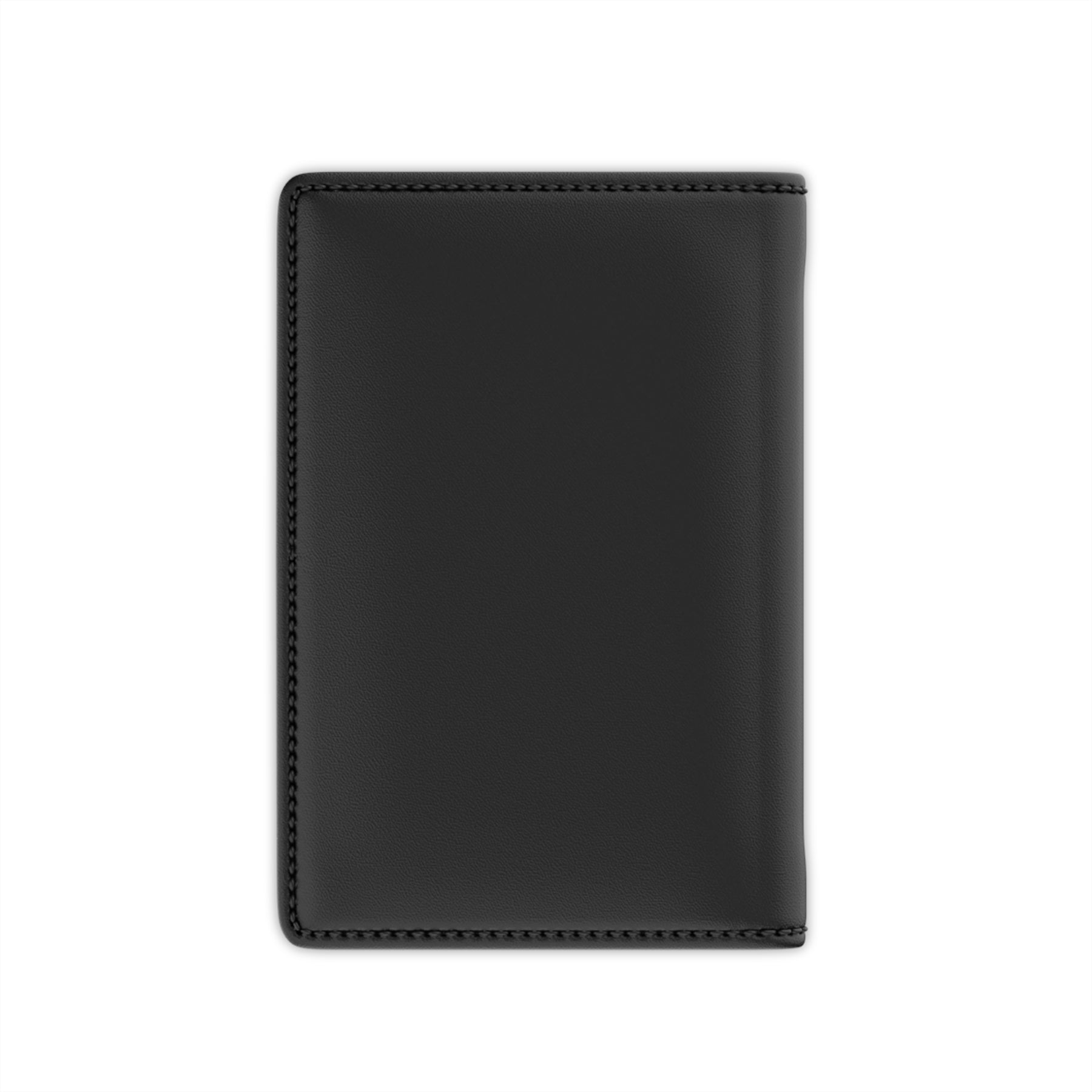 GROTTO Passport Cover - Black PU Leather - Bricks Masons