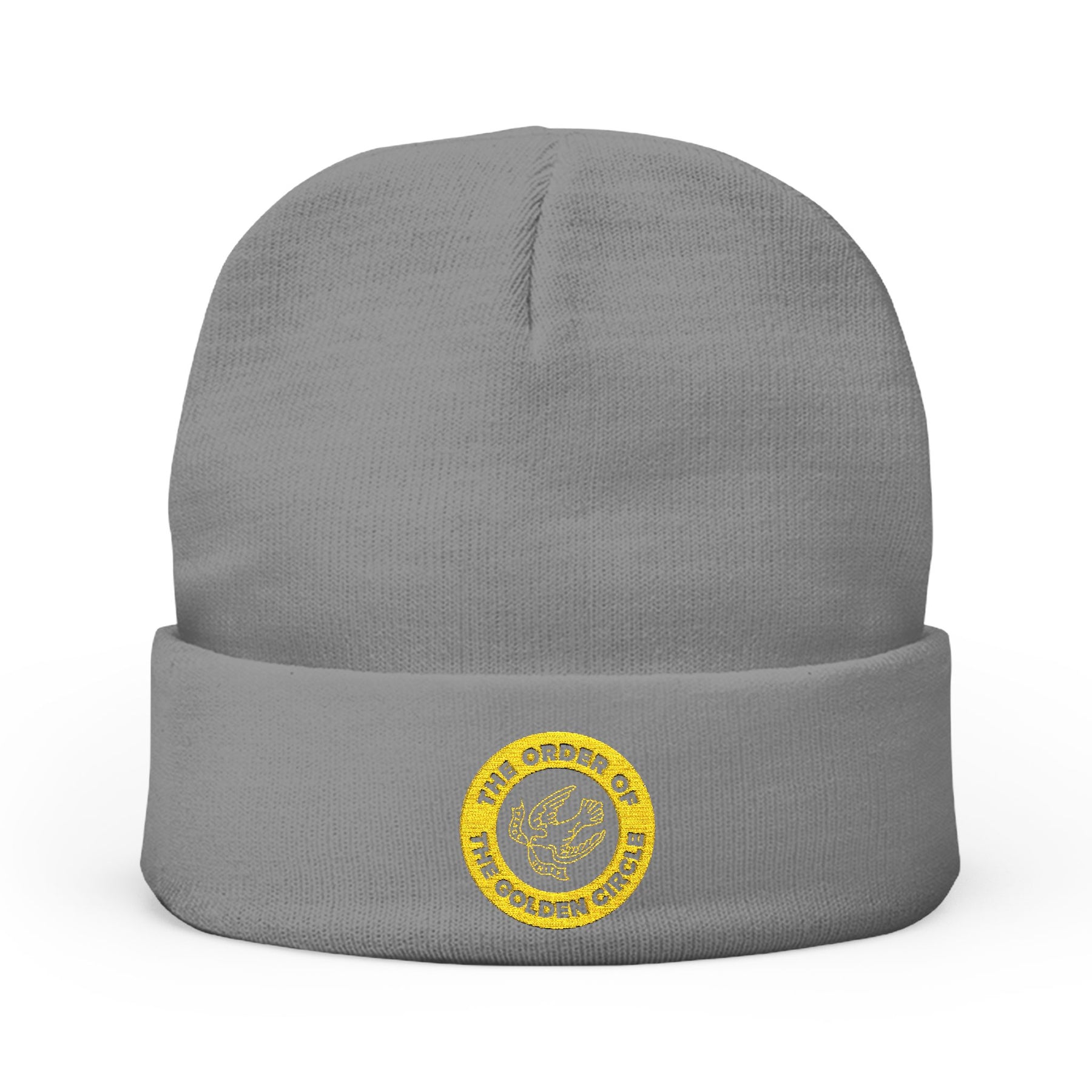 Order of the Golden Circle Beanie - Knit Embroidery Emblem - Bricks Masons
