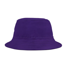 Royal Order of Jesters Bucket Hat - Purple with Black Stitching Mirth is King - Bricks Masons