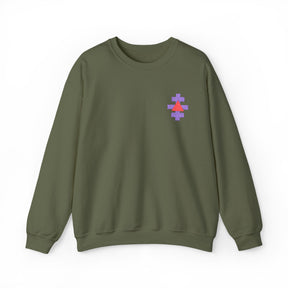 Knight Templar Priests Sweatshirt - Crewneck Embroidered Emblem - Bricks Masons