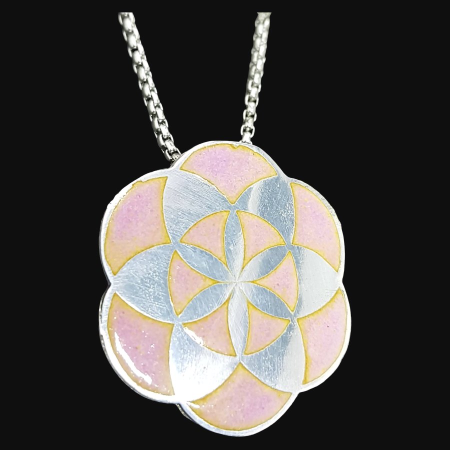 Seed of Life Pendant Silver Kabbalah 3 cm 8.5 g Art 1122 - Bricks Masons