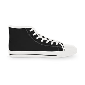 Knight Templar Priests Sneaker - High Top Black & White - Bricks Masons