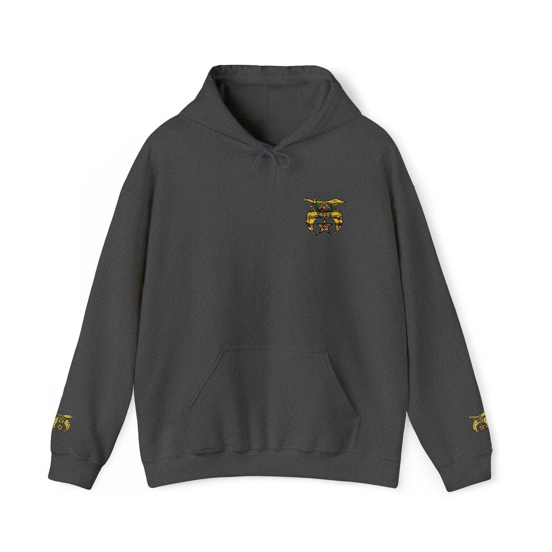 Daughters of Sphinx Hoodie - Soft Cotton Poly Blend Embroidered Front Design - Bricks Masons