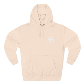 Order of Saint Lazarus Hoodie - Embroidered Chest Logo - Bricks Masons