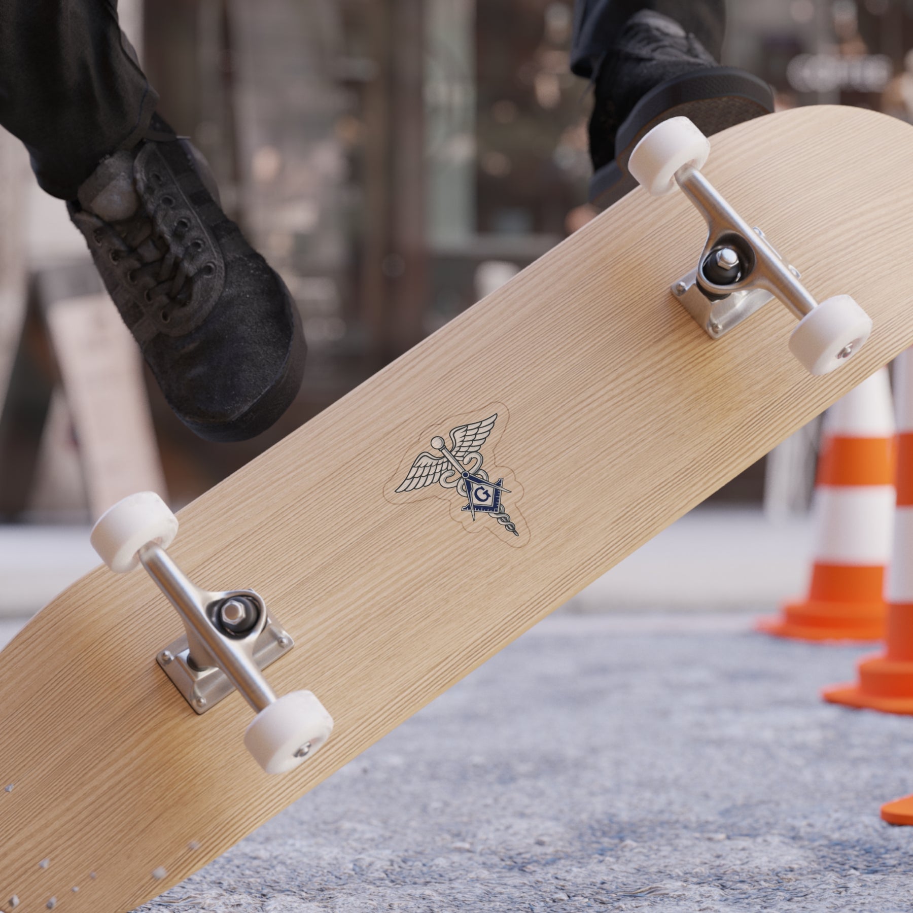 Master Mason Blue Lodge Sticker Decal - Water Resistant Vinyl Doctor - Bricks Masons