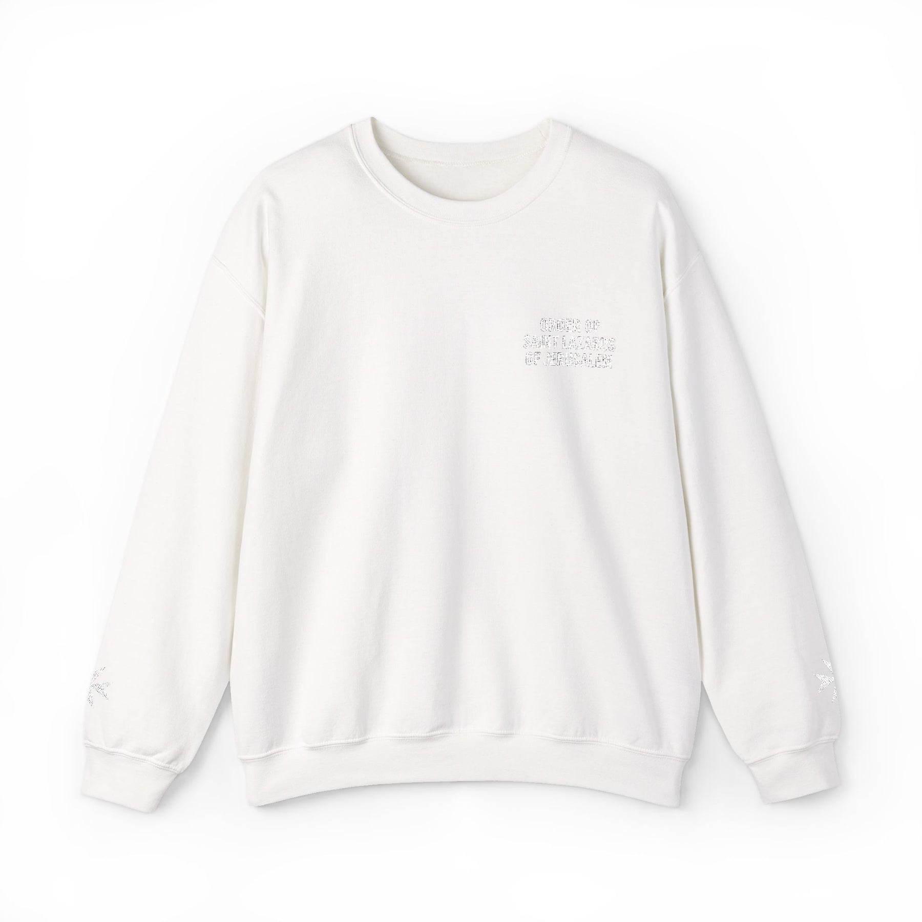Order of Saint Lazarus Sweatshirt - Crewneck Heritage Embroidery - Bricks Masons