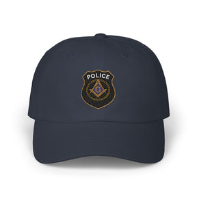 Master Mason Blue Lodge Baseball Cap - Embroidered Police Mason Dad Cap - Bricks Masons