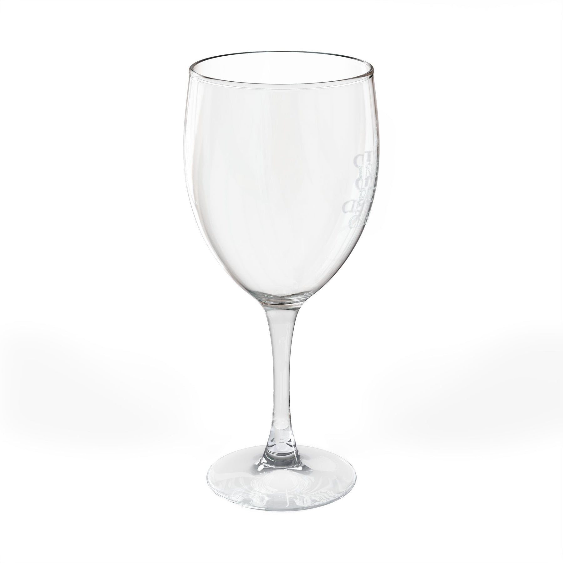 Master Mason Blue Lodge Wine Glass - Square & Compass G Initiated Elevated Celebrated