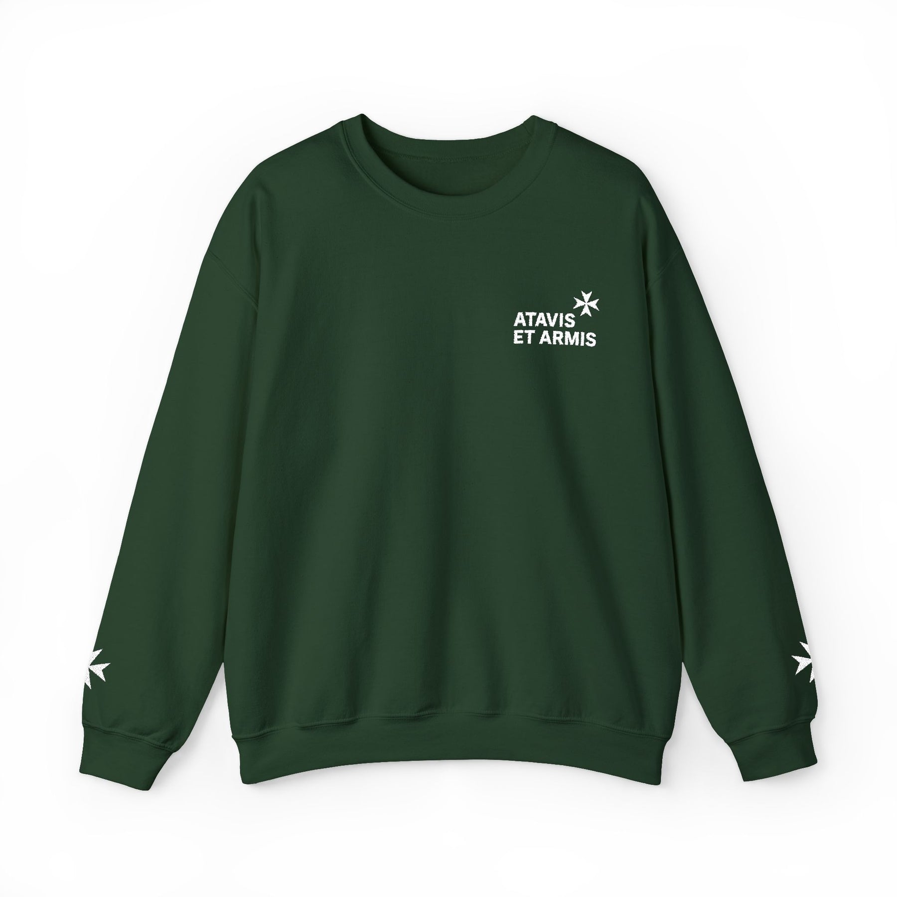 Order of Saint Lazarus Sweatshirt - Crewneck Embroidered Design - Bricks Masons