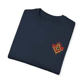 Master Mason Blue Lodge Canada Jurisdiction T-Shirt - Canada Mason Square & Compass G - Bricks Masons