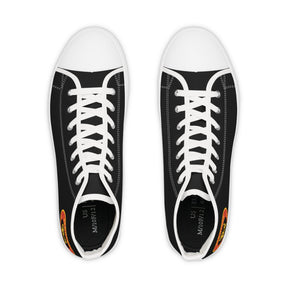 Heroines of Jericho Sneaker - High Top Black & White - Bricks Masons