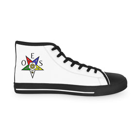 OES Sneaker - High Top Black & White Sole OES Star - Bricks Masons