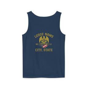 Master Mason Blue Lodge Tank Top - Personalizable Veteran Mason - Bricks Masons