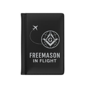 Master Mason Blue Lodge Passport Cover - Freemason In Flight PU Leather - Bricks Masons