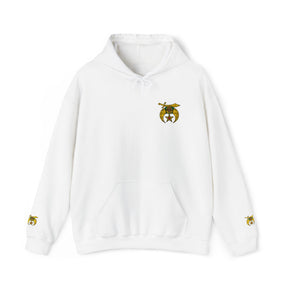 Daughters of Sphinx Hoodie - Soft Cotton Poly Blend Embroidered Front Design - Bricks Masons
