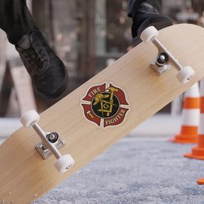 Master Mason Blue Lodge Sticker Decal - Outdoor Die-Cut - Bricks Masons