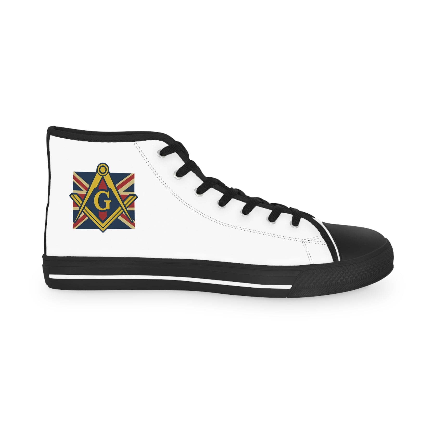 Master Mason Craft Sneaker - High Top Black & White S&C G - Bricks Masons
