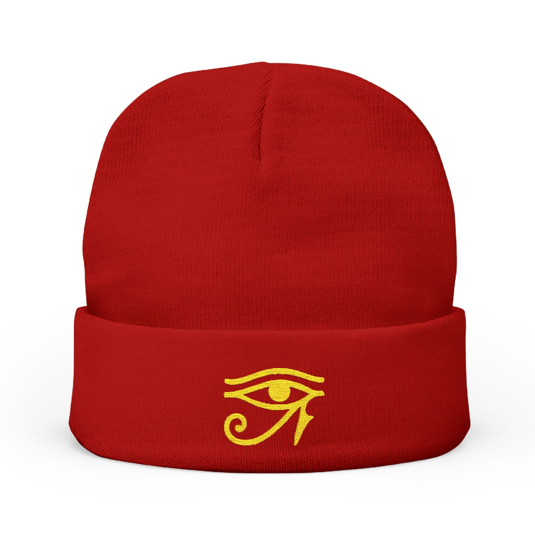 Ancient Egypt Beanie - Knit Embroidery Emblem - Bricks Masons