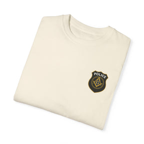 Master Mason Blue Lodge T-Shirt - Police Mason Garment-Dyed Tee - Bricks Masons