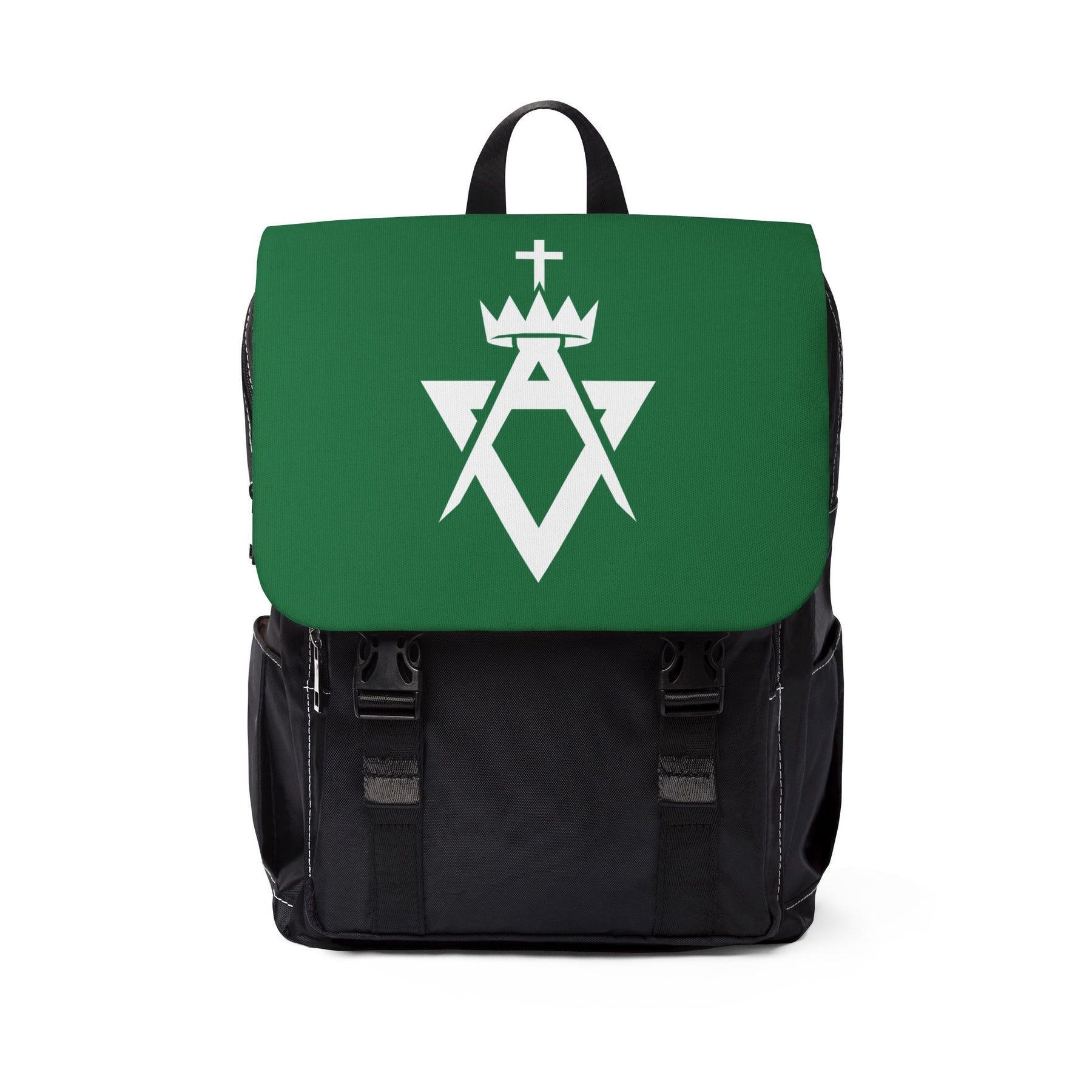 Allied Masonic Degrees Backpack - Green & White Resistant Fabric - Bricks Masons