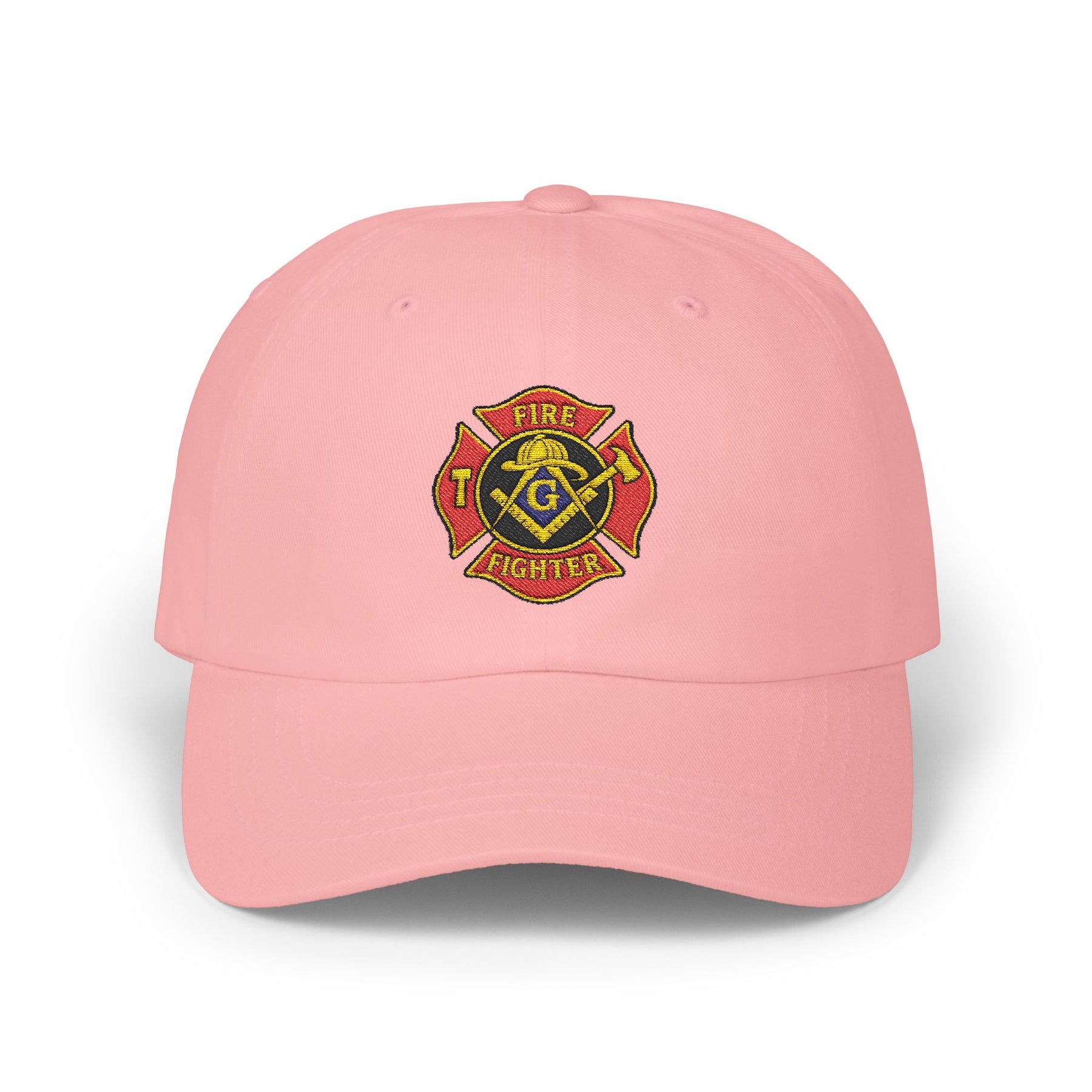 Master Mason Blue Lodge Baseball Cap - Embroidered Firefighter Mason Dad Cap - Bricks Masons