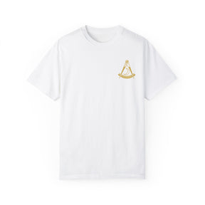 District Deputy Grand Master Blue Lodge T-Shirt - Garment-Dyed Tee - Bricks Masons