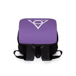 LOCOP Backpack - Purple Resistant Fabric With Adjustable Straps - Bricks Masons