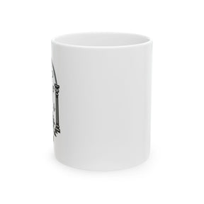 Master Mason Blue Lodge Ceramic Mug, (11oz, 15oz) - Bricks Masons