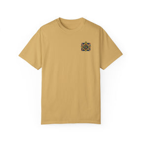 Master Mason Craft T-Shirt - United Kingdom Mason Garment-Dyed Tee - Bricks Masons