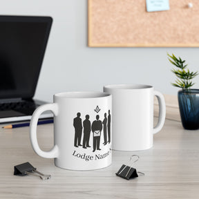 Master Mason Blue Lodge Mug - (11oz, 15oz) - Bricks Masons