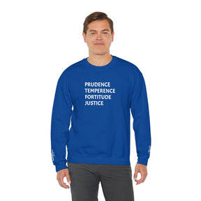 Sweatshirt - The Four Cardinal Virtues - Bricks Masons
