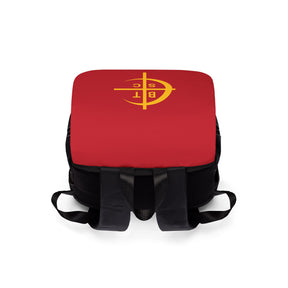 Council of Crusaders Backpack - Red & Yellow With Multiple Compartments - Bricks Masons