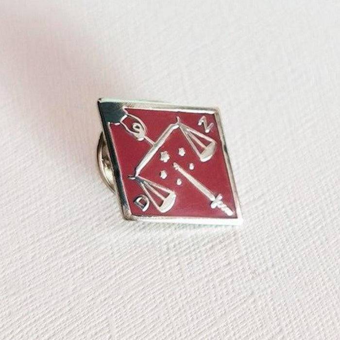 16th Degree Scottish Rite Lapel Pin - Princes of Jerusalem Rhombus - Bricks Masons