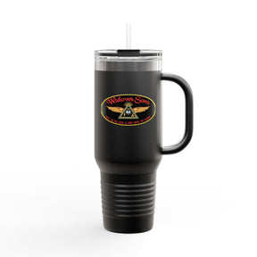 Widows Sons Ringneck Tumbler - Black Stainless Steel & Insulated - Bricks Masons