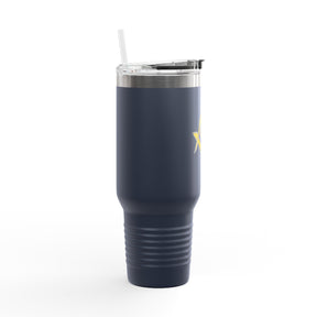Master Mason Blue Lodge Ringneck Tumbler - Square & Compasses with G