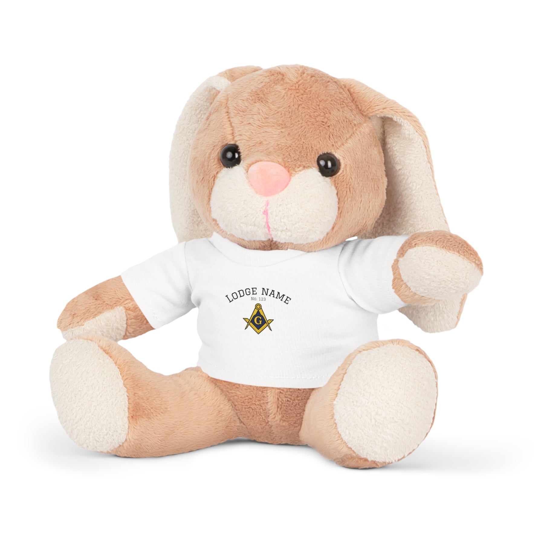 Master Mason Blue Lodge Teddy Bear - Personalizable 4 Plushies - Bricks Masons