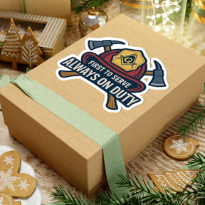 Master Mason Blue Lodge Sticker Decal – Firefighter Square & Compass G - Bricks Masons