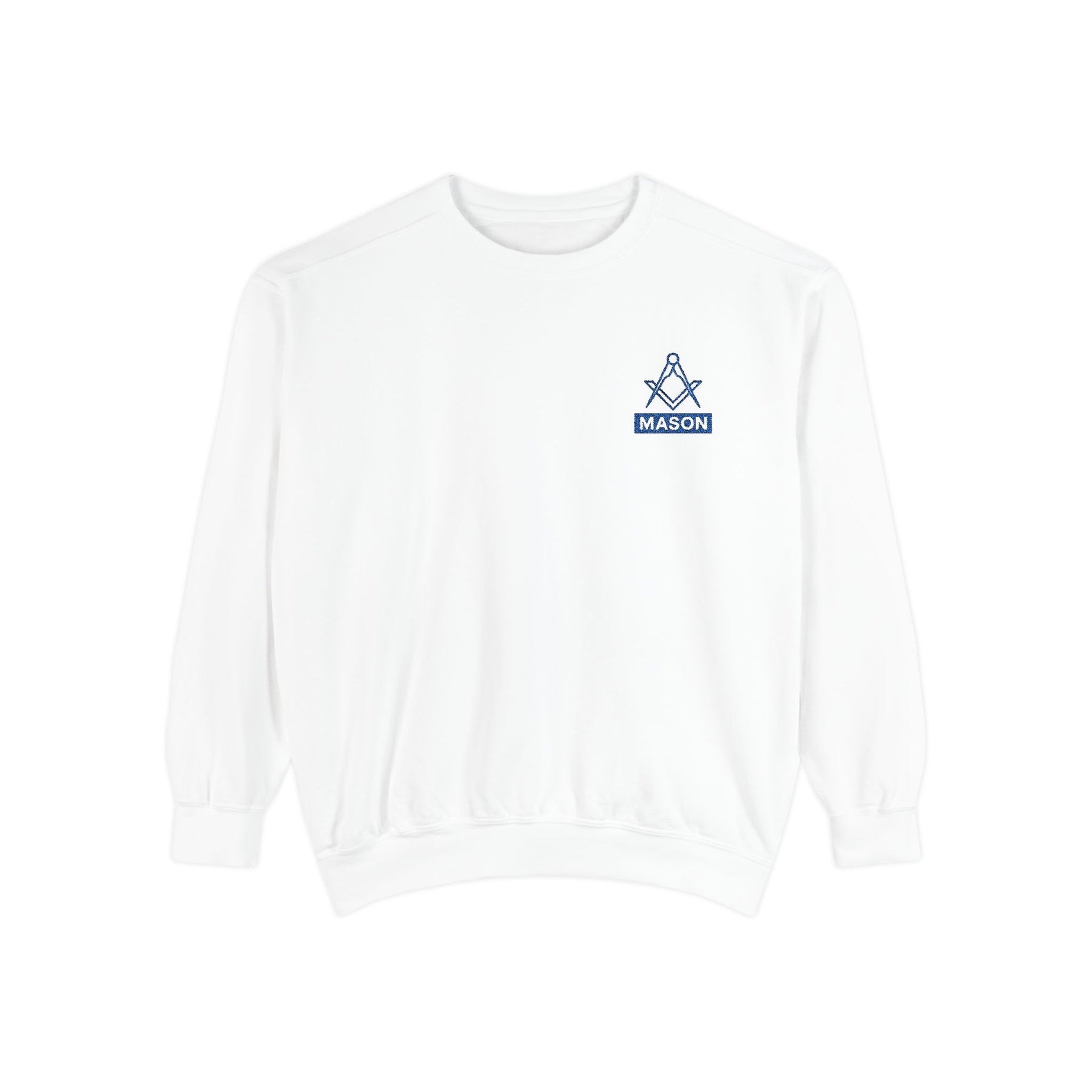 Master Mason Blue Lodge Sweatshirt - Classic Mason Square & Compass Design - Bricks Masons