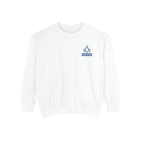 Master Mason Blue Lodge Sweatshirt - Classic Mason Square & Compass Design - Bricks Masons