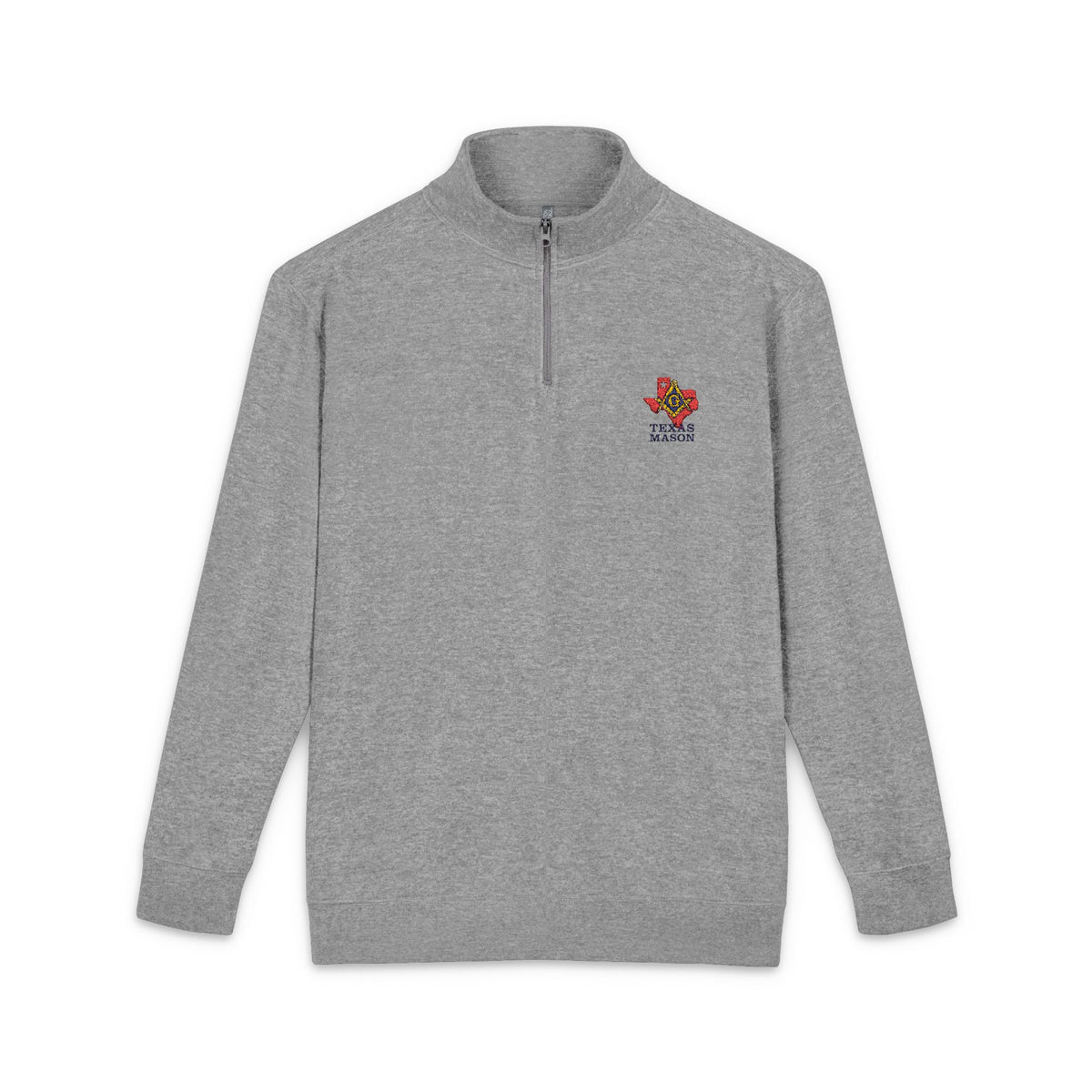 Master Mason Blue Lodge Sweatshirt - Square & Compass G Texas Mason Embroidery - Bricks Masons