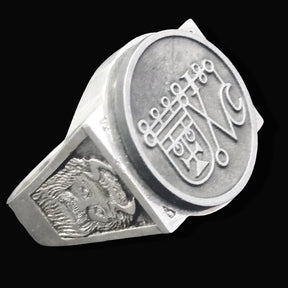 Ancient Israel Ring - Key of Solomon DUKE BATHIN BOTIS - Bricks Masons
