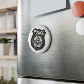 Master Mason Blue Lodge Magnet - Decorative Refrigerator - Bricks Masons