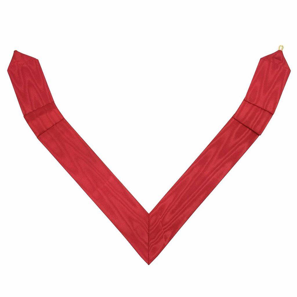 18th Degree Scottish Rite Collarette - Rose Moire - Bricks Masons