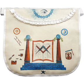 Hand-Painted Apron - History Edition: Masonic Apron of Meriwether Lewis - 18th Century