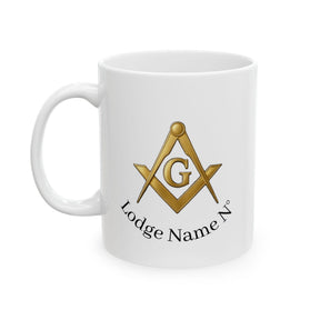 Master Mason Blue Lodge Mug - (11oz, 15oz) - Bricks Masons